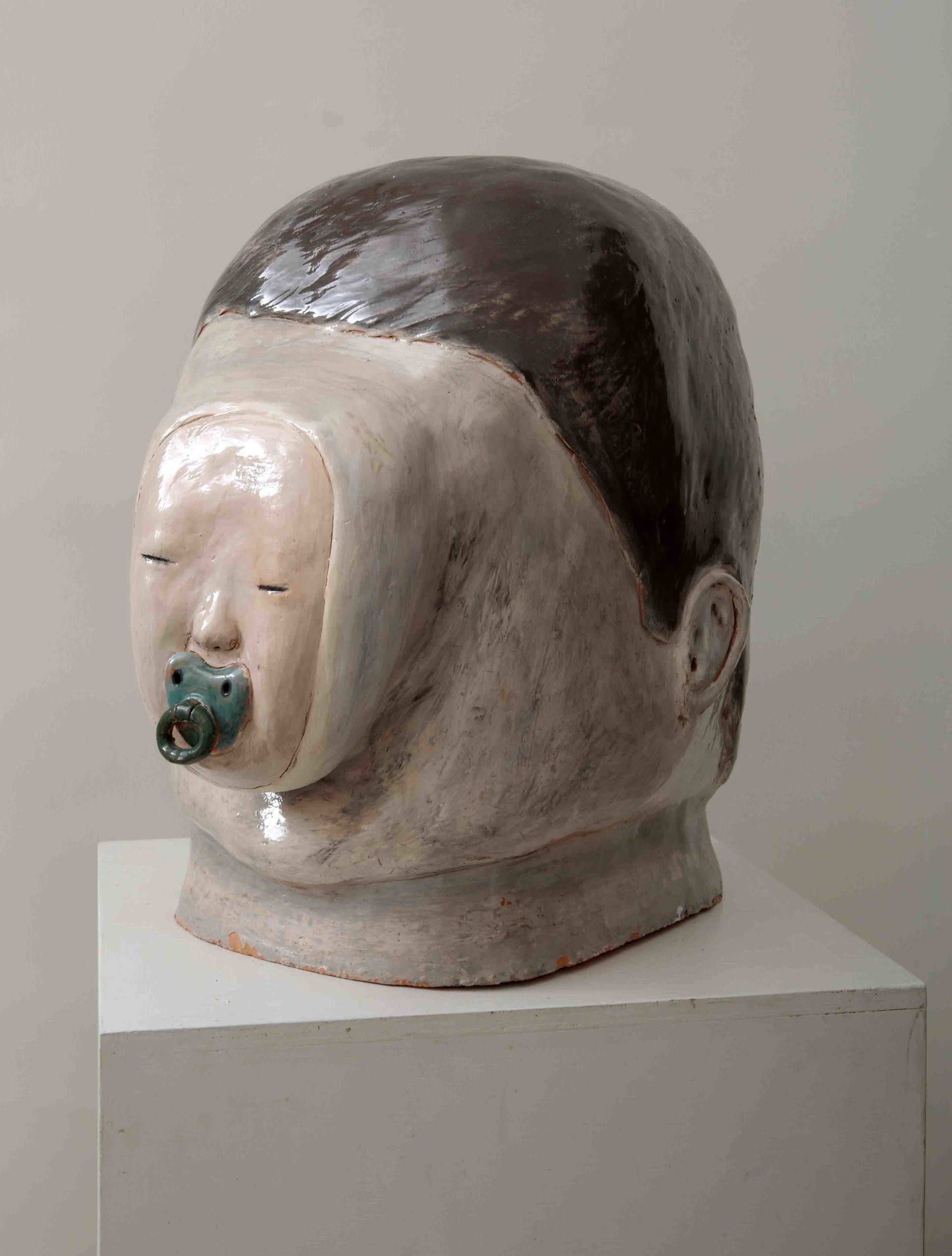 Testone, ceramic, 59x42x33 cm