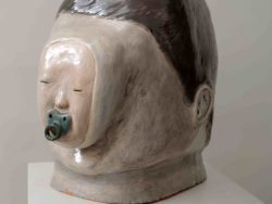 Testone, ceramic, 59x42x33 cm