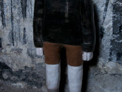 Shy boy, ceramic, 62x34x11cm, 2012