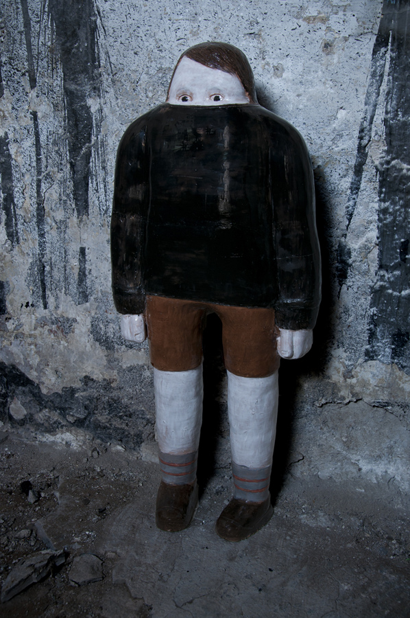 Shy boy, ceramic, 62x34x11cm, 2012
